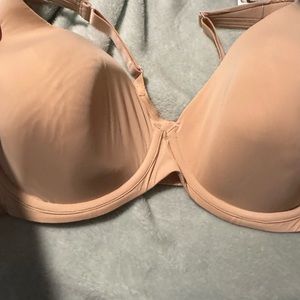 Catherine’s 50C Plunge bra in beige/tan. NWT